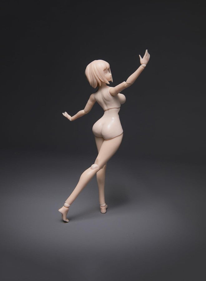Fremego 1/12 Scale Female Body,6inch Joint Flexible Action Figure Body Plump Body Type with Head Sculpt&Stand Collection ST06A - Image 2